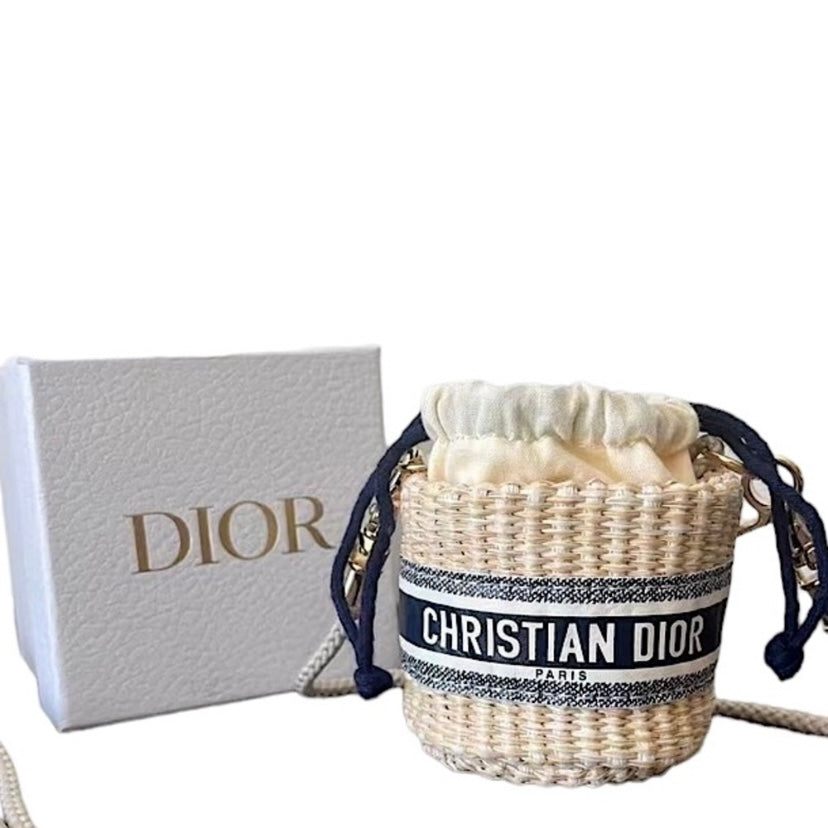 Dior Mini Drawstring Bucket Bag